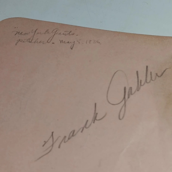 Autograph Henry Armetta With Frank Gabler On Back - Picture 2 of 2